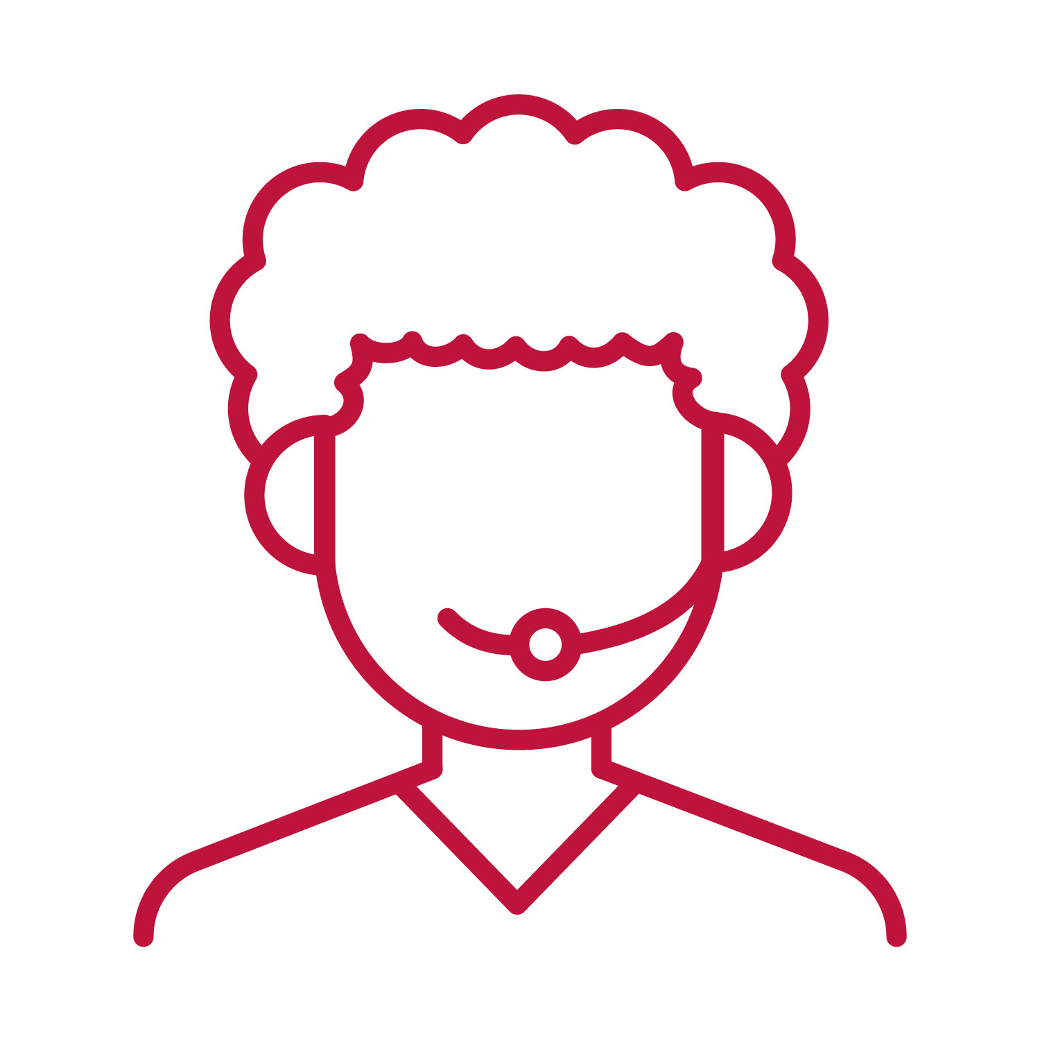 mvp call center icon red